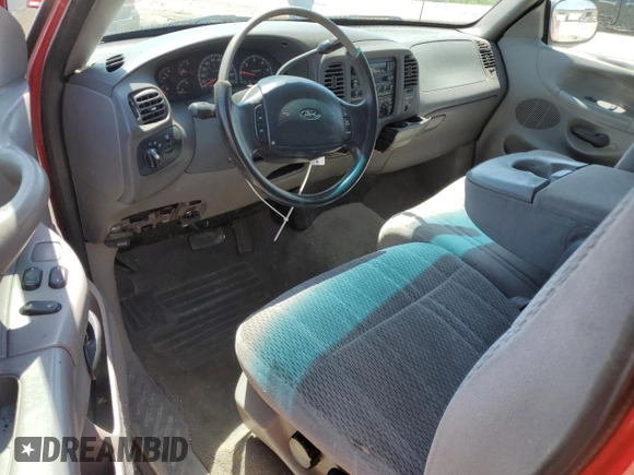 1998 Ford F-150 with VIN 1FTZX1765WKA88964, listed as a Copart auction lot 57334945 with 172,672 mi miles and Salvage title. Bid and sale history available at DreamBid. Image 8.