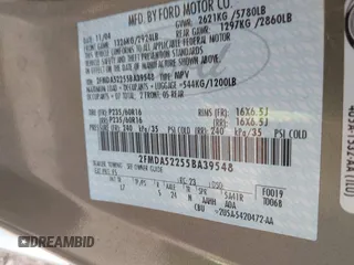 2005 Ford Freestar SEL с VIN 2FMDA52255BA39548, выставлен на аукционе IAAI как лот 42467902 с пробегом 86 589 миль миль и . История ставок и продаж доступна на DreamBid. Изображение 9.