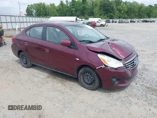 2019 Mitsubishi Mirage ES z VIN ML32F3FJ1KHF07055, wystawiony jako IAAI lot #42103476 z przebiegiem 104 032 mil mil oraz . Historia ofert i sprzedaży dostępna na DreamBid. Obrazek 1.