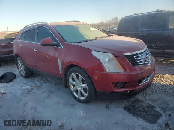 2015 Cadillac SRX Performance Collection with VIN 3GYFNFE39FS556708, listed as a Copart auction lot 41670355 with 177,601 mi miles and Salvage title. Bid and sale history available at DreamBid. Image 4.