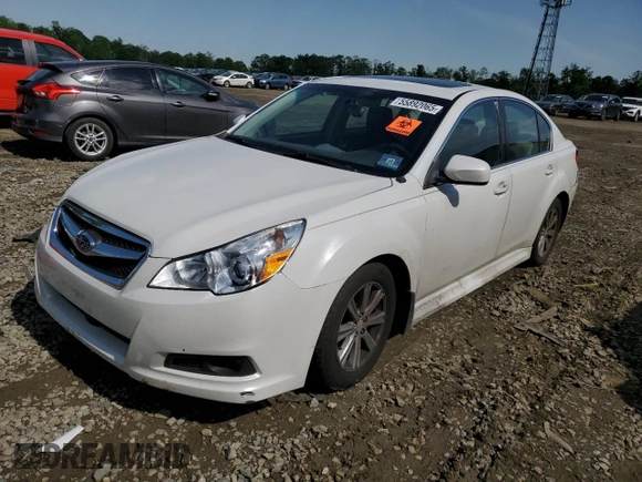 2011 Subaru Legacy Premium Power Moon with VIN 4S3BMBG62B3262056, listed as a Copart auction lot 55892065 with Not provided miles and Salvage title. Bid and sale history available at DreamBid. Image 2.