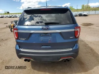 2018 Ford Explorer Platinum with VIN 1FM5K8HT8JGB08741, listed as a Copart auction lot 57678785 with 81,335 mi miles and Salvage title. Bid and sale history available at DreamBid. Image 6.