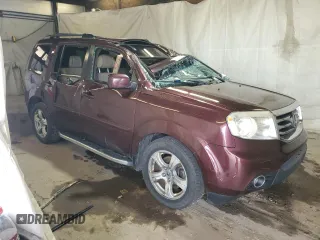 2013 Honda Pilot EX-L with VIN 5FNYF4H56DB046111, listed as a Copart auction lot 55893615 with 215,679 mi miles and Salvage Title. Bid and sale history available at DreamBid. Image 4.