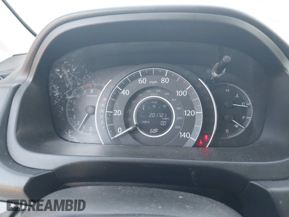 2013 Honda CR-V EX-L with VIN 2HKRM3H78DH505680, listed as a IAAI auction lot 42101780 with 201,721 mi miles and . Bid and sale history available at DreamBid. Image 7.