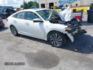 2020 Honda Insight Touring z VIN 19XZE4F98LE004931, wystawiony jako IAAI lot #42541079 z przebiegiem Nie podano mil oraz . Historia ofert i sprzedaży dostępna na DreamBid. Obrazek 1.