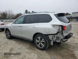 2017 Nissan Pathfinder Platinum with VIN 5N1DR2MN7HC670613, listed as a Copart auction lot 49794695 with 219,105 mi miles and Salvage Title. Bid and sale history available at carsss.com. Image 2.