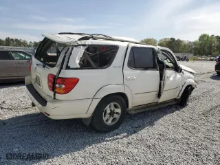 2002 Toyota Sequoia Limited with VIN 5TDZT38A82S079799, listed as a Copart auction lot 51153475 with 357,897 mi miles and Salvage Title. Bid and sale history available at carsss.com. Image 3.