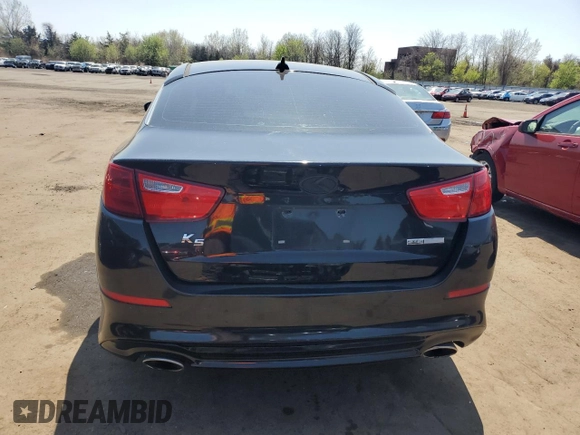 2015 Kia Optima LX with VIN 5XXGM4A7XFG441034, listed as a Copart auction lot 54549995 with Not Provided miles and Clean Title. Bid and sale history available at carsss.com. Image 6.