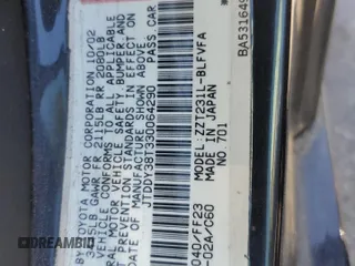 2003 Toyota Celica GTS with VIN JTDDY38T330064290, listed as a Copart auction lot 79200034 with 107,208 mi miles and Salvage Title. Bid and sale history available at carsss.com. Image 12.
