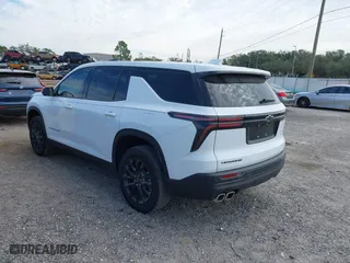 2024 Chevrolet Traverse FWD LS with VIN 1GNEREKSXRJ175524, listed as a IAAI auction lot 41273400 with 6,365 mi miles. Bid and sale history available at carsss.com. Image 3.