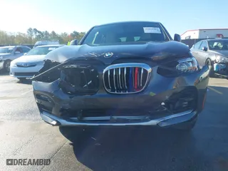 2020 BMW X4 xDrive30i with VIN 5UX2V1C07L9B83698, listed as a IAAI auction lot 41860487 with 51,891 mi miles. Bid and sale history available at carsss.com. Image 6.