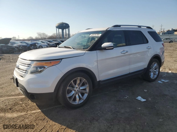 2015 Ford Explorer Limited with VIN 1FM5K7F86FGB23240, listed as a Copart auction lot 45976785 with 121,099 mi miles and Salvage Title. Bid and sale history available at carsss.com. Image 1.
