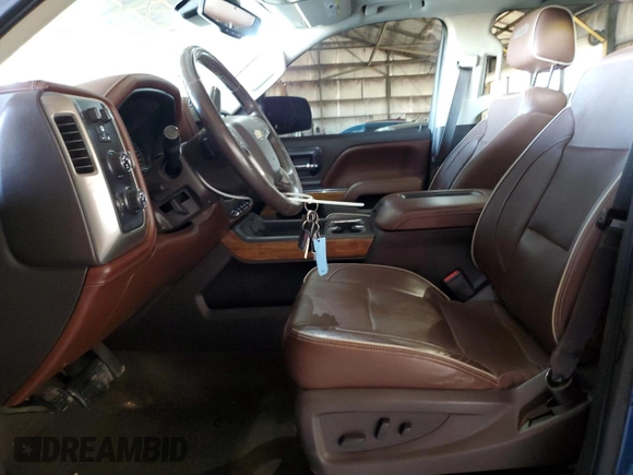 2016 Chevrolet Silverado 1500 High Country with VIN 3GCUKTEC0GG138322, listed as a Copart auction lot 52110575 with 100,251 mi miles and Salvage Title. Bid and sale history available at DreamBid. Image 7.