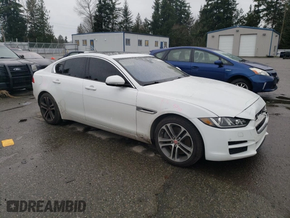 2017 Jaguar XE 35t Premium with VIN SAJAD4BV5HA964237, listed as a Copart auction lot 87274704 with 82,542 mi miles and Salvage Title. Bid and sale history available at DreamBid. Image 4.
