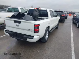 2022 Nissan Frontier S with VIN 1N6ED1EK0NN602334, listed as a IAAI auction lot 41190840 with 37,540 mi miles. Bid and sale history available at carsss.com. Image 4.