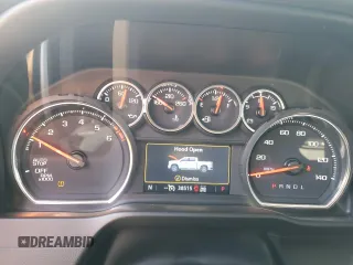 2021 Chevrolet Silverado 1500 LT with VIN 1GCUYDED4MZ323286, listed as a Copart auction lot 47771825 with 38,515 mi miles and Salvage Title. Bid and sale history available at DreamBid. Image 9.