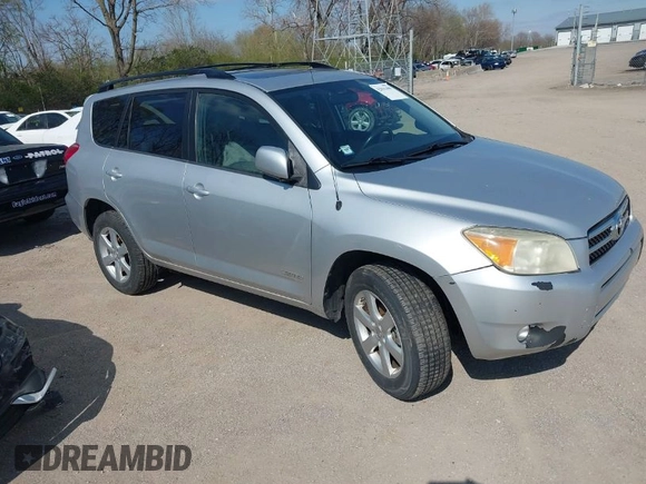 2007 Toyota RAV4 Limited with VIN JTMBD31V575101170, listed as a IAAI auction lot 42031400 with 180,415 mi miles. Bid and sale history available at carsss.com. Image 1.