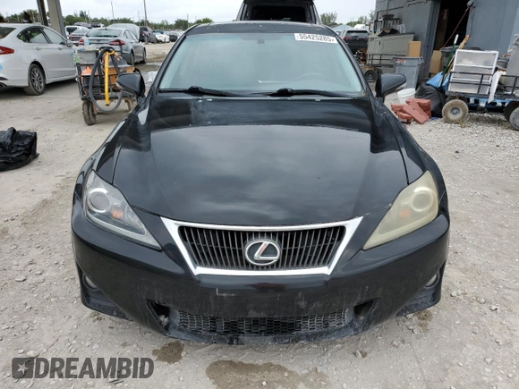 2011 Lexus IS 250 с VIN JTHBF5C23B5138637, выставлен на аукционе Copart как лот 55425285 с пробегом 270 054 миль миль и Чистый • Clean title. История ставок и продаж доступна на DreamBid. Изображение 5.