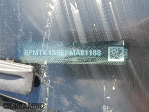 2023 Ford Mustang Mach-E Select с VIN 3FMTK1S56PMA81188, выставлен на аукционе Copart как лот 60683115 с пробегом Не указан миль и Списание • Salvage title. История ставок и продаж доступна на DreamBid. Изображение 13.