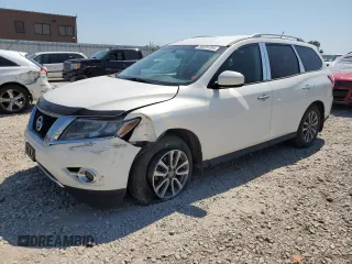 2013 Nissan Pathfinder SV with VIN 5N1AR2MM2DC671348, listed as a Copart auction lot 58635704 with 143,505 mi miles and Salvage Title. Bid and sale history available at carsss.com. Image 1.