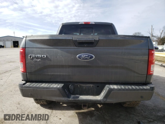 2017 Ford F-150 XL with VIN 1FTEW1EG8HFC84714, listed as a Copart auction lot 44227695 with 147,441 mi miles and Salvage Title. Bid and sale history available at carsss.com. Image 6.