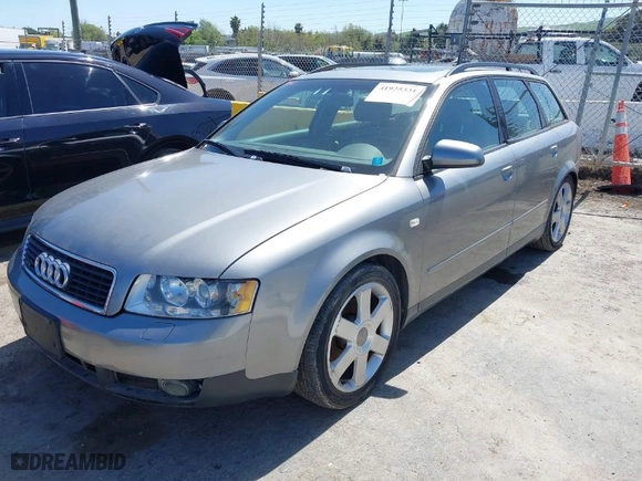 2002 Audi A4 1.8T with VIN WAUVC68E22A312850, listed as a IAAI auction lot 41925331 with 171,831 mi miles. Bid and sale history available at carsss.com. Image 2.