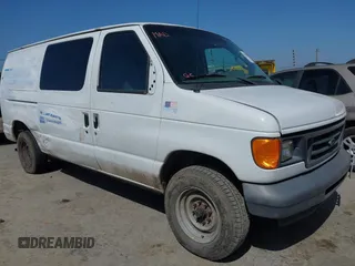 2007 Ford Econoline Cargo Commercial with VIN 1FTNE14W37DB45063, listed as a IAAI auction lot 42100745 with 185,991 mi miles and . Bid and sale history available at DreamBid. Image 1.