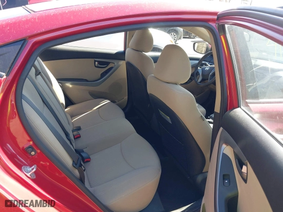 2016 Hyundai Elantra Value Edition with VIN KMHDH4AE2GU477376, listed as a IAAI auction lot 41686995 with 61,165 mi miles. Bid and sale history available at carsss.com. Image 8.