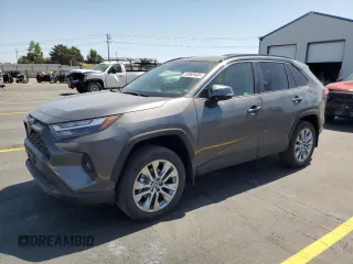 2025 Toyota RAV4 XLE Premium with VIN 2T3A1RFV4SC522493, listed as a Copart auction lot 58569445 with 14 mi miles and Salvage title. Bid and sale history available at DreamBid. Image 1.