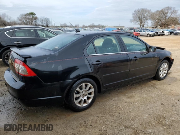 2009 Mercury Milan with VIN 3MEHM07Z59R615067, listed as a Copart auction lot 44774635 with 181,177 mi miles and Salvage title. Bid and sale history available at DreamBid. Image 3.