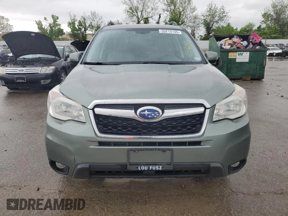2015 Subaru Forester Touring with VIN JF2SJAWC2FH470037, listed as a Copart auction lot 55213135 with 157,515 mi miles and Salvage title. Bid and sale history available at DreamBid. Image 5.