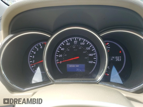 2011 Nissan Murano SV with VIN JN8AZ1MWXBW179389, listed as a Copart auction lot 70893614 with 141,937 mi miles and Salvage Title. Bid and sale history available at carsss.com. Image 9.