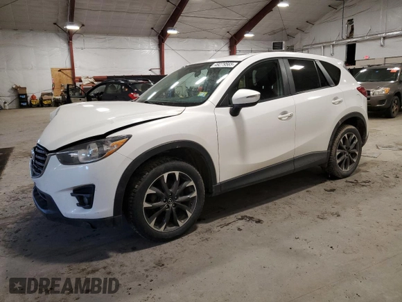 2016 Mazda CX-5 Grand Touring with VIN JM3KE4DYXG0836028, listed as a Copart auction lot 49279565 with 96,672 mi miles and Non Repairable. Bid and sale history available at carsss.com. Image 1.