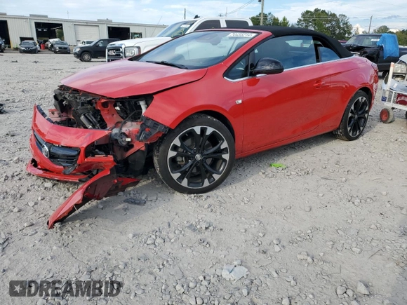 2018 Buick Cascada Sport Touring with VIN W04WJ3N52JG031444, listed as a Copart auction lot 74455214 with 62,250 mi miles and Salvage Title. Bid and sale history available at DreamBid. Image 1.