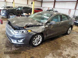 2020 Ford Fusion Titanium with VIN 3FA6P0SU2LR247505, listed as a Copart auction lot 58036325 with 73,658 mi miles and Salvage title. Bid and sale history available at DreamBid. Image 1.