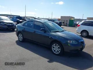 2007 Mazda Mazda3 i Sport with VIN JM1BK12F971632753, listed as a IAAI auction lot 41799478 with 148,569 mi miles. Bid and sale history available at carsss.com. Image 1.