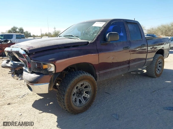 2005 Dodge Ram 1500 SLT with VIN 1D7HU18D05S239747, listed as a IAAI auction lot 41379642 with 175,845 mi miles. Bid and sale history available at carsss.com. Image 2.