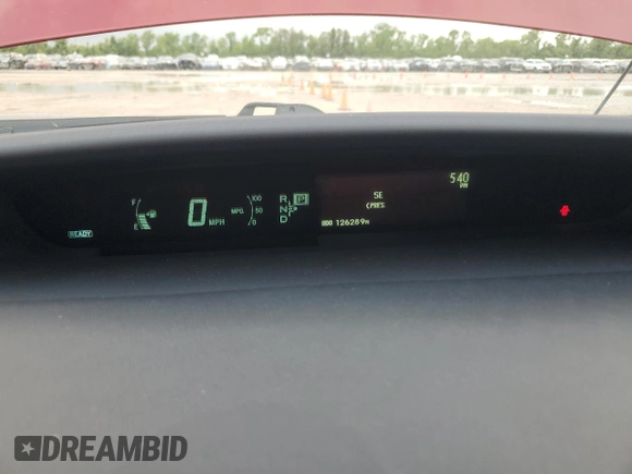 2011 Toyota Prius I with VIN JTDKN3DU8B5351267, listed as a Copart auction lot 54181185 with 126,289 mi miles and Salvage Title. Bid and sale history available at carsss.com. Image 9.