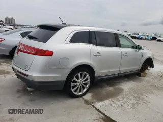 2010 Lincoln MKT EcoBoost with VIN 2LMHJ5AT2ABJ04737, listed as a Copart auction lot 50027895 with 176,887 mi miles and Salvage Title. Bid and sale history available at DreamBid. Image 3.