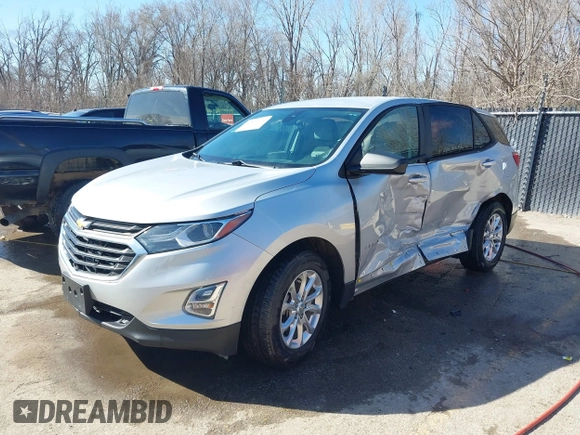 2020 Chevrolet Equinox LS with VIN 2GNAXHEV8L6234585, listed as a IAAI auction lot 41815626 with 123,417 mi miles and . Bid and sale history available at DreamBid. Image 17.