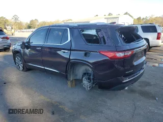 2018 Chevrolet Traverse Premier with VIN 1GNERKKW9JJ277127, listed as a Copart auction lot 49615235 with 142,383 mi miles and Non Repairable. Bid and sale history available at carsss.com. Image 2.