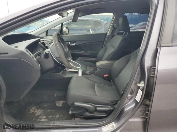 2015 Honda Civic Sedan LX with VIN 19XFB2F51FE120764, listed as a Copart auction lot 52096145 with 203,167 mi miles and Salvage Title. Bid and sale history available at carsss.com. Image 7.