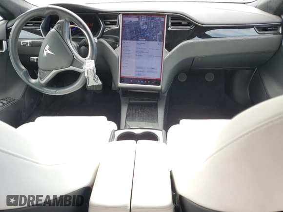 2020 Tesla Model S Long Range with VIN 5YJSA1E20LF415038, listed as a Copart auction lot 48950225 with 61,946 mi miles and Salvage title. Bid and sale history available at DreamBid. Image 8.