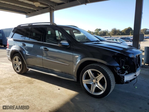 2010 Mercedes-Benz GL-Class GL 550 with VIN 4JGBF8GE3AA603619, listed as a Copart auction lot 46483975 with 58,770 mi miles and Salvage Title. Bid and sale history available at carsss.com. Image 4.