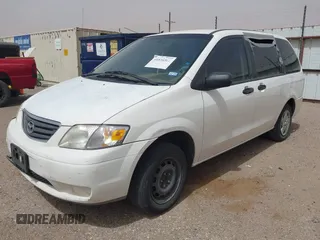 2000 Mazda MPV DX with VIN JM3LW28G2Y0127117, listed as a IAAI auction lot 41896562 with 170,574 mi miles. Bid and sale history available at carsss.com. Image 2.