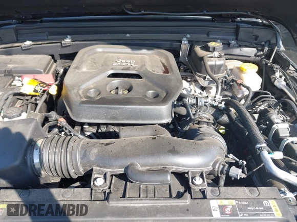 2021 Jeep Wrangler Unlimited Sport S with VIN 1C4HJXDN6MW812565, listed as a IAAI auction lot 41506140 with 27,273 mi miles and . Bid and sale history available at DreamBid. Image 10.