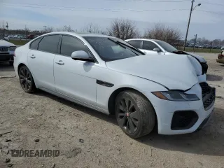 2021 Jaguar XF R-Dynamic SE with VIN SAJBL4GX7MCY89265, listed as a Copart auction lot 43801873 with 23,730 mi miles. Bid and sale history available at carsss.com. Image 4.