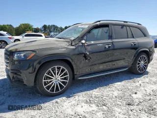 2025 Mercedes-Benz GLS 450 z VIN 4JGFF5KE7SB300992, wystawiony jako Copart lot #53324105 z przebiegiem 13 mil mil oraz Szkody całkowita. Historia ofert i sprzedaży dostępna na DreamBid. Obrazek 1.