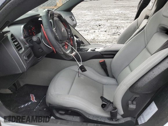 2014 Chevrolet Corvette 1LT with VIN 1G1YA2D70E5133217, listed as a Copart auction lot 51019785 with 16,192 mi miles and Salvage Title. Bid and sale history available at carsss.com. Image 7.