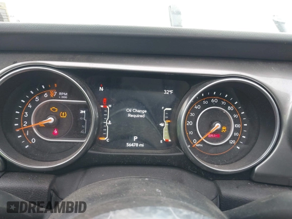 2023 Jeep Gladiator Overland с VIN 1C6HJTFG4PL514441, выставлен на аукционе IAAI как лот 41416018 с пробегом 56 478 миль миль и . История ставок и продаж доступна на DreamBid. Изображение 14.